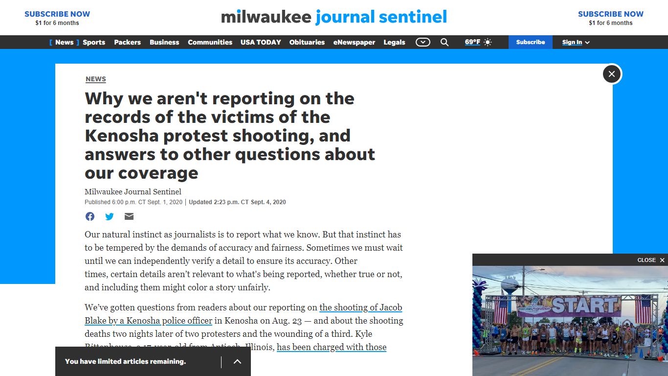 Kenosha protest shooting: Why we're not writing about victims' records